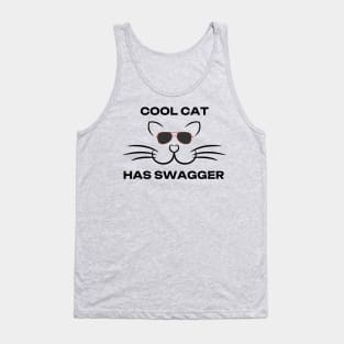 Cool Cat has Swagger Tank Top